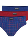 Pánské slipy CLASSIC 3P 1446 NAVY BLUE-RED L