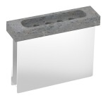 Obdelníkový saunový zvlhčovač do kamen 1,3l CHC176025L