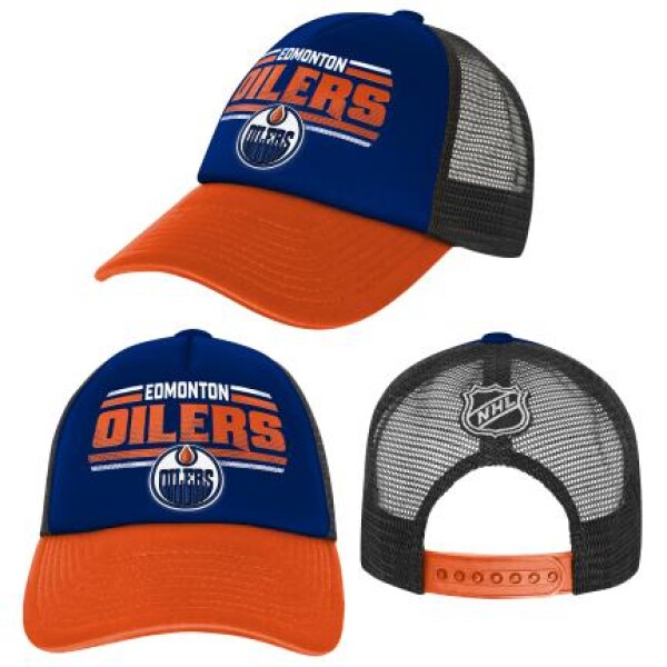 Outerstuff Dětská kšiltovka Edmonton Oilers NHL Essentials Snapback Trucker