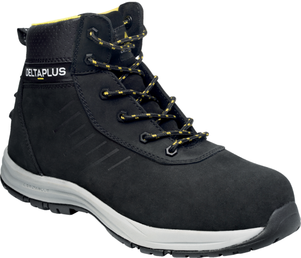 Kotníková pracovní obuv Delta Plus Saga 2 S3S SR FO Barva: Černá, Velikost boty: 41, Černá