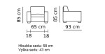 MELLI Křeslo ALENA