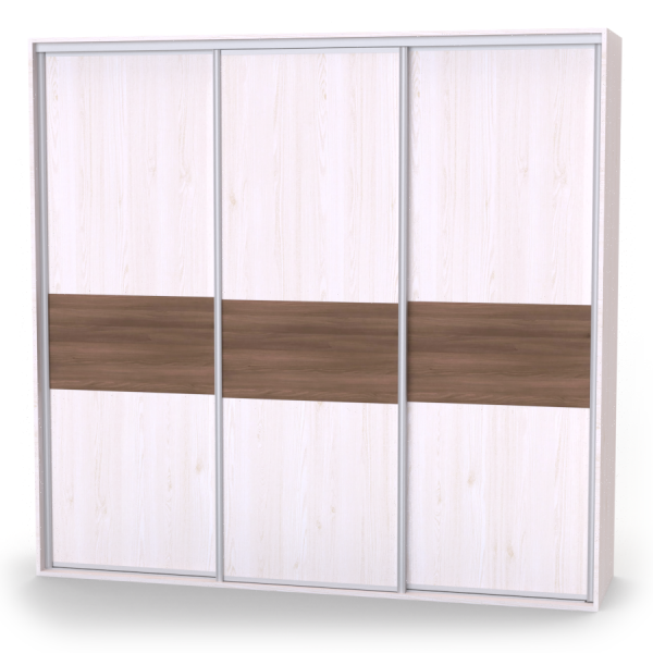 Nábytek Mikulík Skříň ONYX 3 - dveře dělené (š 210-270 cm/v 240 cm) ROZMĚR: (š/v/h) 210 x 240 x 60 cm