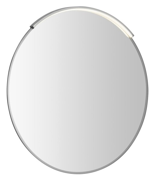 SAPHO - BORD kulaté zrcadlo s LED svítidlem MOON, broušená hrana, ø 60cm, CU free 22444-2211