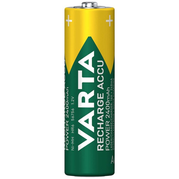 Varta RECH.AC.Power AA2400mAh Bli 2 akumulátor AA, Ni-MH, 2400 mAh, 1.2 V, 2 ks