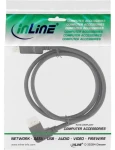 InLine DisplayPort kabel úhlový vlevo černá / DisplayPort kabel / 8K UHD-2 / 2 m (17152L)