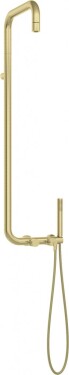 DEANTE - Silia kartáčované zlato Sprchový sloup, se sprchovou baterií NQS_R4XM