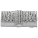 Módní dámské psaníčko Michelle Moon Asiri, stříbrné