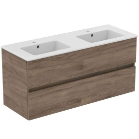 IDEAL STANDARD - Eurovit+ Skříňka s dvojumyvadlem, 55x120x44 cm, 2 zásuvky, ořech R0576Y9