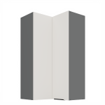 Horní rohová skříňka Aria ANT 60x60 GN-108 2F (90°) Barva korpusu: Antracit, Barva dvířek: TA - Sandgrau AFM
