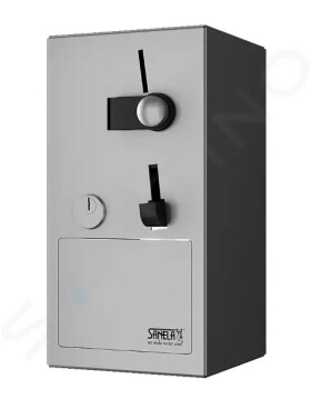 SANELA - Nerezové příslušenství Mincovní automat pro jednu sprchu, přímé ovládání SLZA 03M