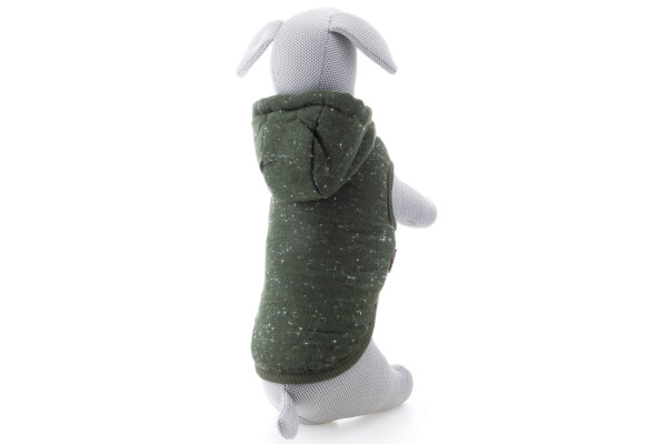 Klon zimní bunda pro psa Barva: Tmavě zelená, Délka zad (cm): 35, Obvod hrudníku: 42 - 46 cm