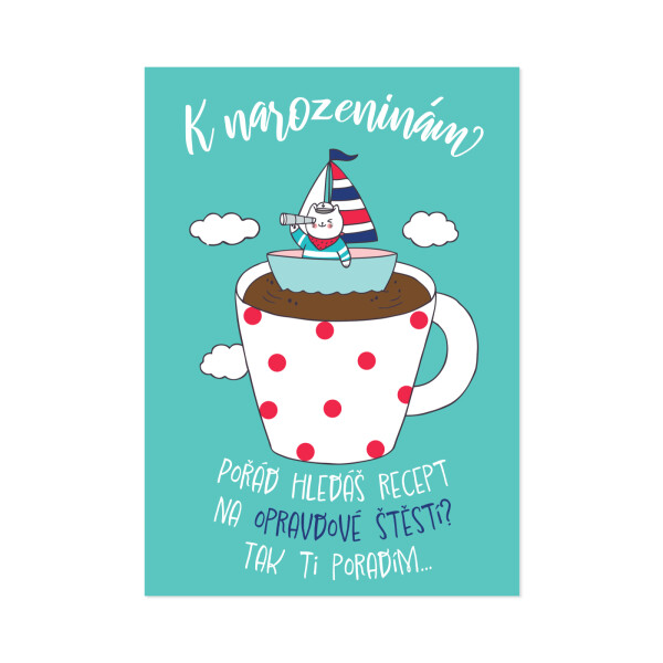 Hrací přání - Kočka v hrnku - Albi