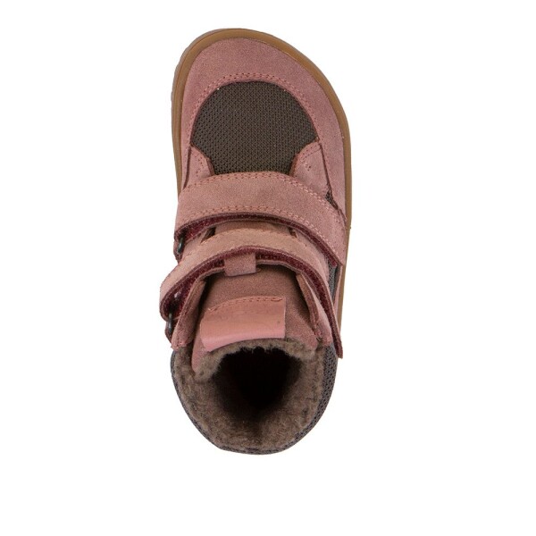Dívčí zimní barefoot boty TEX WINTER Gray/Pink Froddo G3160247-13 - 37