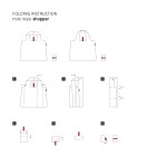 Skládací nákupní taška Reisenthel Mini Maxi Shopper Paisley black