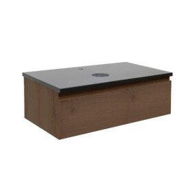 Koupelnová skříňka s technickým kamenem SAT B-Way 59x30x45 cm ořech mat BWAY60NUTTK BWAY60NUTTK