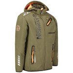 Geographical Norway Softshellová bunda Royaute DB 068 M WY1996H/GN-Kaki / Orange pánské s