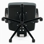 Kancelářská židle, potah šedá látka a černá síťovina MESH, houpací mech.