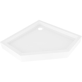 MEXEN - Flow+ pětiboká sprchová vanička 80 x 80, bílá lesk 46P108080H