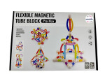 Mamido Flexibilní magnetická stavebnice Tube Block Pro Max 66 dílů