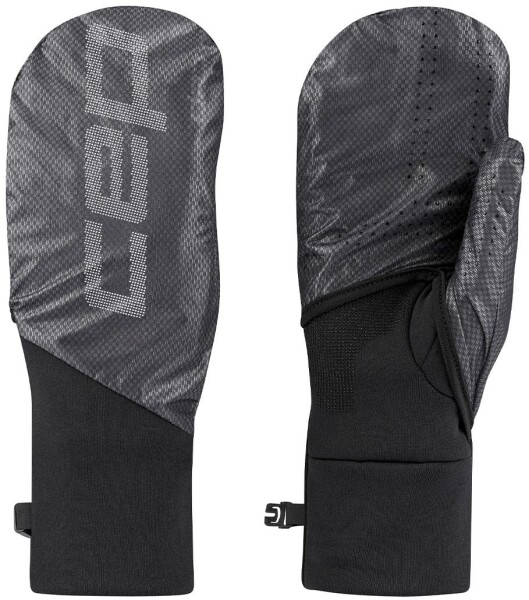 CEP Cold weather gloves black - Běžecké rukavice CEP 2v1 PRO Velikost: L