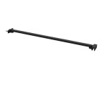 Erga Paris, rohová vzpěra pro sprchové zástěny o tloušťce skla 6/8/10 mm, délka 45cm, černá matná, ERG-V02-PARIS-BAR45-BK