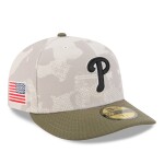 New Era Pánská kšiltovka Philadelphia Phillies MLB 2025 Authentic Armed Forces Pre-Curved 59FIFTY Fitted Velikost: 7 5/8