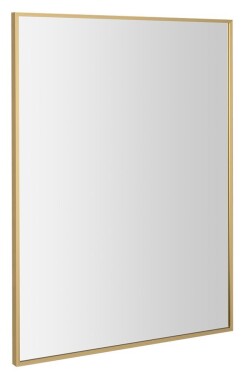 SAPHO - NOTION SLIM zrcadlo v rámu 60x80cm, zlato mat NT860G
