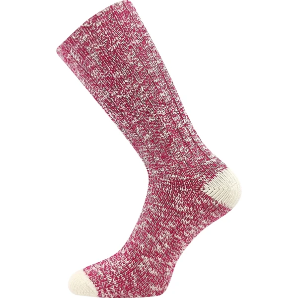 VOXX Ponožky silné CORTINA melírované MAGENTA 35-38 119099