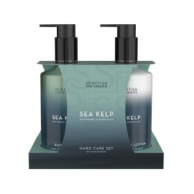 SCOTTISH FINE SOAPS Sada s péčí o ruce Sea Kelp – 2 x 300 ml, modrá barva, plast