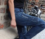 Dámské džíny na moto Trilobite Parado doublelayer Aaaa slim fit blue level 2 - 36 / modrá