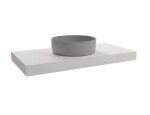 Deska pod umyvadlo Naturel Dolce 100x8x50 cm white matt DO10050BM DO10050BM