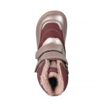Dívčí zimní barefoot boty PRO-tex Protetika - NUT PINK - 21