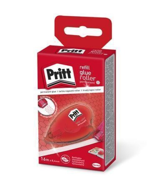 Henkel Pritt Refill roller - lepicí strojek, vyměnitelná náplň, 8,4 mm x 16 m, permanentní - 10ks