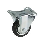 Kolečko pojezdové, 80mm, pevné, tvrdá pryž, 40kg