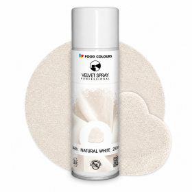 Sametový sprej Food Colours Natural White (250 ml)