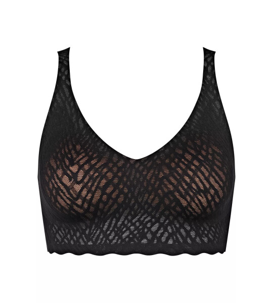 Dámská podprsenka ZERO Feel Bliss Bralette - BLACK - černá 0004 - SLOGGI BLACK L