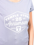 TempleStore TEMPLE 25 ANNIVERSAR LAVA GREY dámské tričko s krátkým rukávem - S