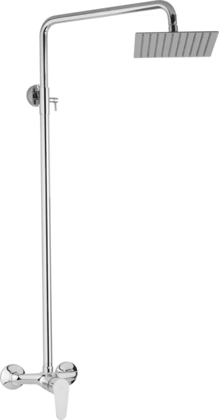 JB Sanitary Sprchová sestava s baterií TIRA s horním vývodem, 25x25cm SD 61 000 00 5