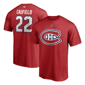 Fanatics Pánské Tričko Cole Caufield #22 Montreal Canadiens Authentic Stack Name Number Velikost: