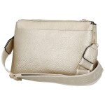 Trendy dámská koženková crossbody kabelka Anita, zlatá