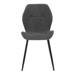 Jídelní židle, šedá, látka, CT-285 GREY2