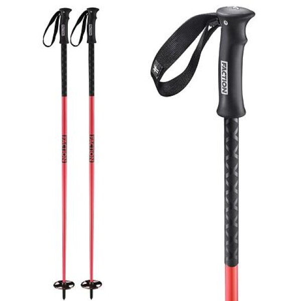 Lyžařské hůlky FACTION red Délka hůlek: 115cm