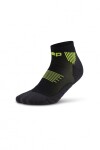 CEP dámské kotníkové běžecké kompresní ponožky 5.0 - black/lime Velikost: III (EUR 37-40)