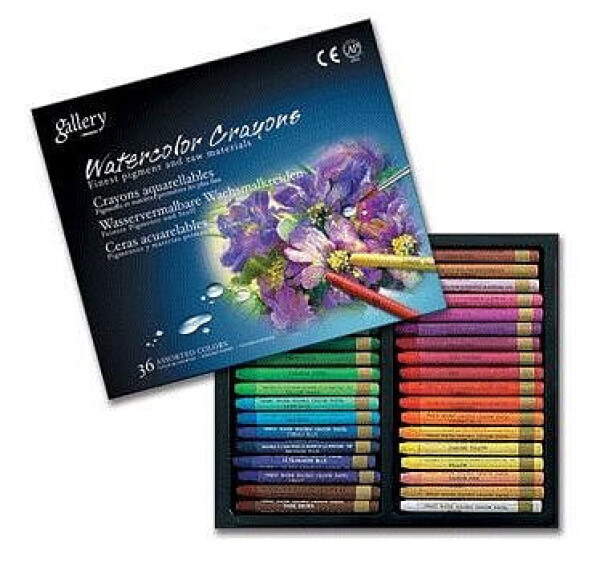 Mungyo Gallery Watercolor Crayons sada 36 barev MAC36