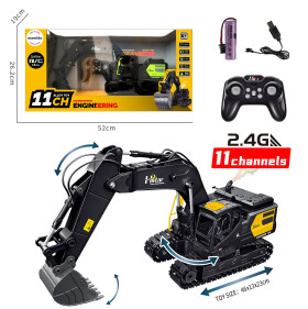 Mamido Bagr na dálkové ovládání s kouřovými efekty Excavator 3300