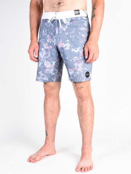 RVCA GRANITE TRUNK dark denim pánské kraťasové plavky - 32