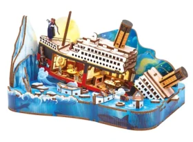 2KIDS TOYS 3D dřevěná skládačka Miniaturní scéna Titanic