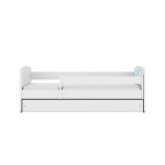 Dětská postel Babydreams bílá 70x140 Modrý medvídek