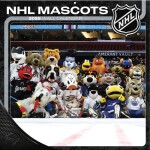 JF Turner Kalendář NHL Mascots 2026 Wall Calendar