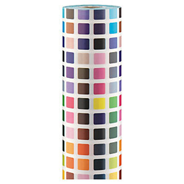Dárkový papír "Cubicolor", šířka 70cm, délka 100m